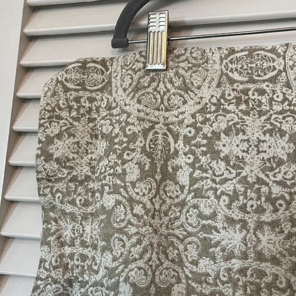 Pottery Barn sham pillow cover neutral geometric beige grey cream 29x23 - Picture 4 of 8